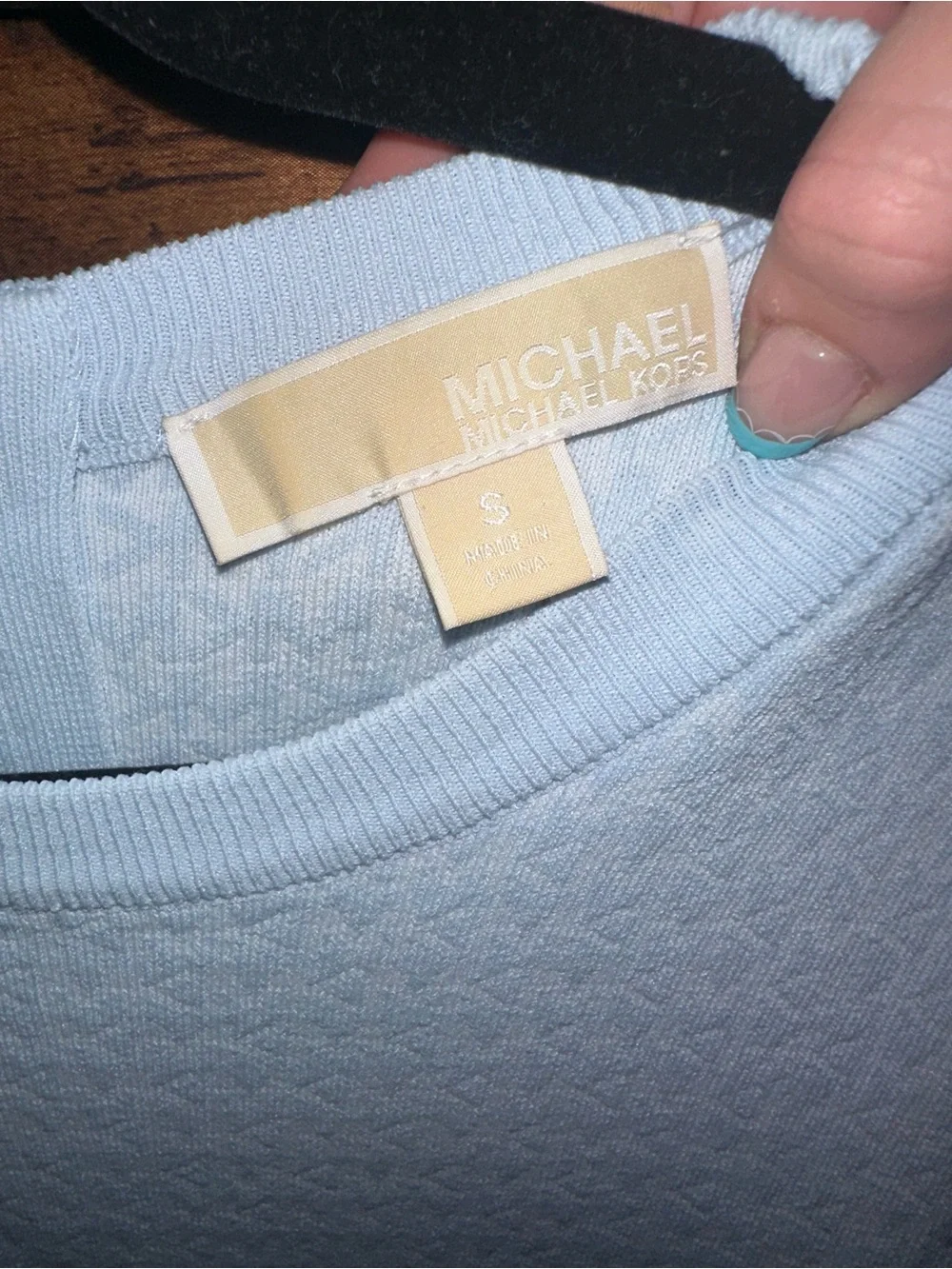 Michael Kors blue logo dress